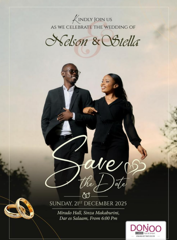 Wedding Save The Date - Nelson & Stella
